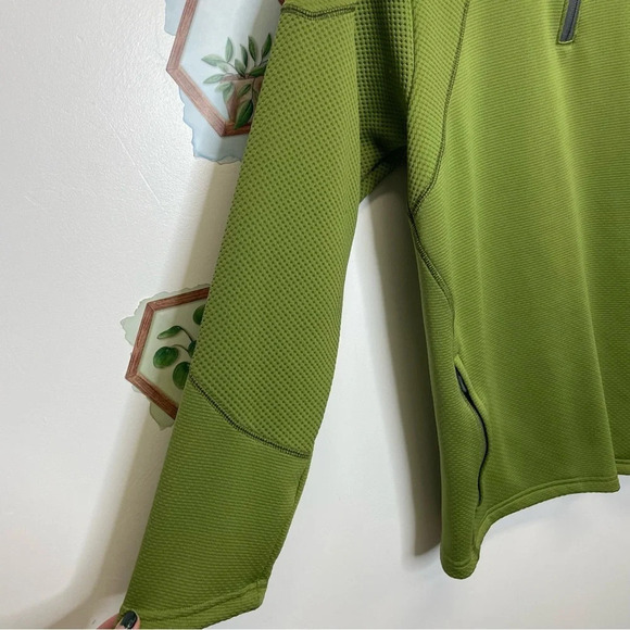 Under Armour Green Quarter Zip pullover Jacket textured all seasons gear - Picture 5 of 8